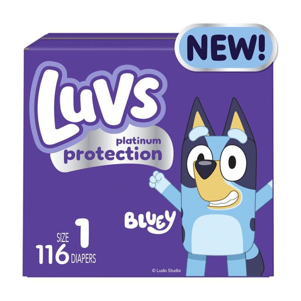 Luvs Pro Level Leak Protection Diapers Big Pack Size 1 116 Count